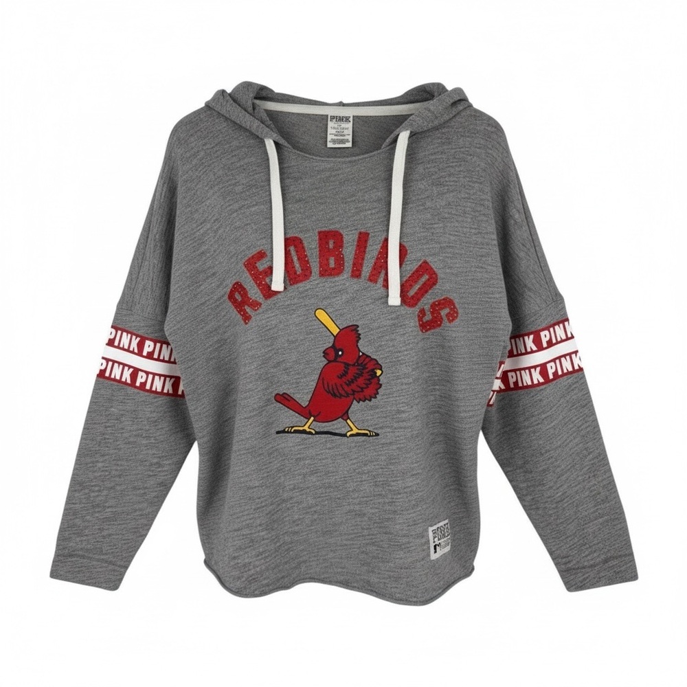 Victoria's Secret PINK 5th & Ocean Women’s XS Redbirds St Louis Cardinals Hoodie